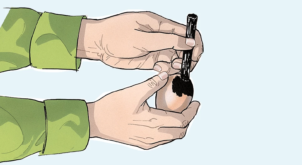 Яйце на очи